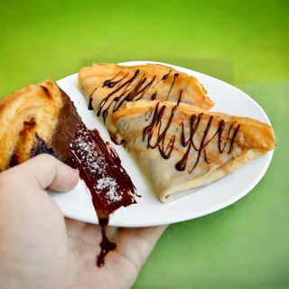 Crepe Con Dulce De Leche