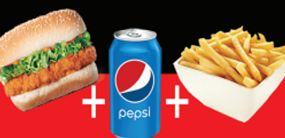 Menù completo panino cotoletta