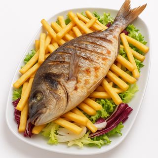 Poisson Grillé + Frites