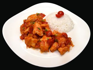 Курица в кисло-сладком соусе (350г)