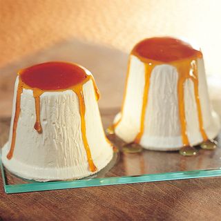 Panna cotta con caramello
