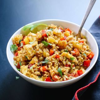 Japanese garlic fried rice 