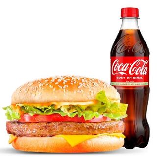 COMBO BURGER DE PUI + COCA COLA - 500ML