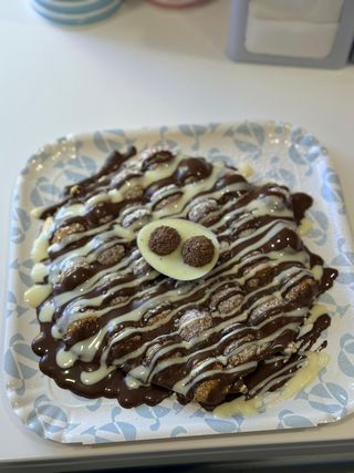 Bubble Waffle Nutella, Nutella Bianca e Kinder Joy