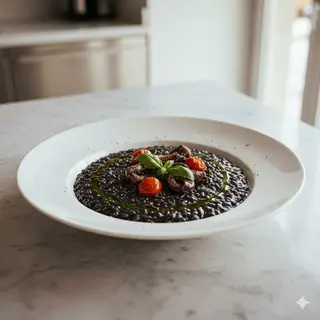 Risotto al nero di seppia