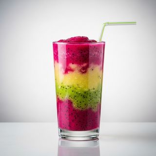 Ananas, kiwi, uva e drago