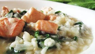 რიზოტო თევზით