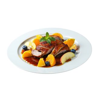 41 .-Pato Con Frutas