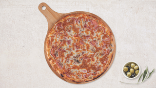 Pizza Prosciutto, Funghi Salami XL