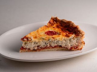 Пиріг Кіш з бринзою та томатами