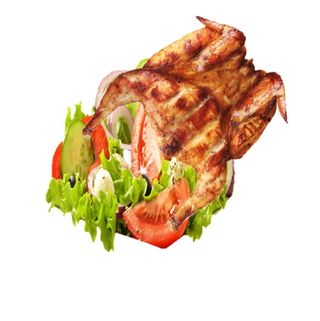 Frango com salada