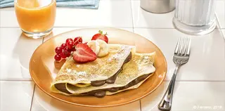 Crêpe Nutella + 3 Fruits