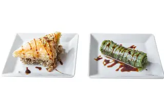 Baklawa Orzechowa + Pistacjowa