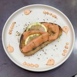 Royal Salmon Toast