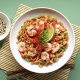 Смажений рис з креветкою