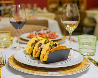 Il tacos Casa Barca all'aragosta