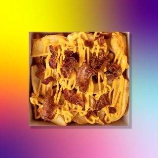 Patate Large taglio Dippers con Cheddar e Bacon