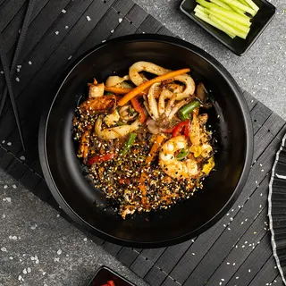 Локшина WOK фунчоза з морепродуктами