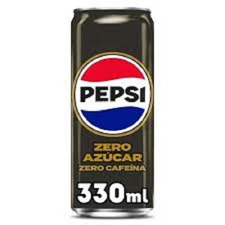Pepsi Refresco de cola zero azúcar zero cafeína lata de 330 ml