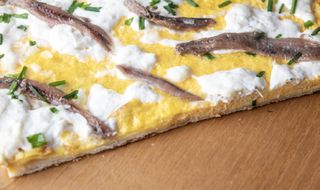 Frittata Base Sfoglia Alici e Stracciatella