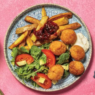 Prato de Flafal (vegan)