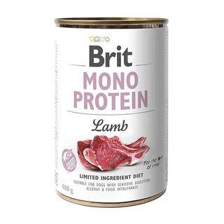 Brit Mono Protein Dog k 400г з ягням