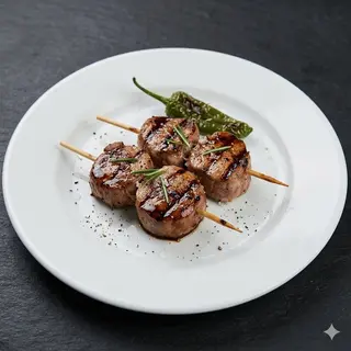 Tapa De Mini Brocheta De Solomillo