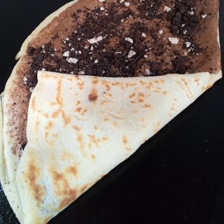 Crepe Con Salsa Ferrero Rocher