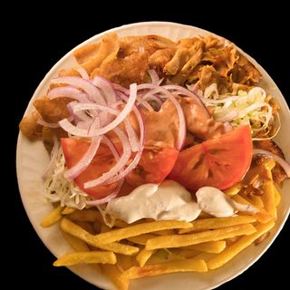 PLATO CON VERDURA(GRANDE)