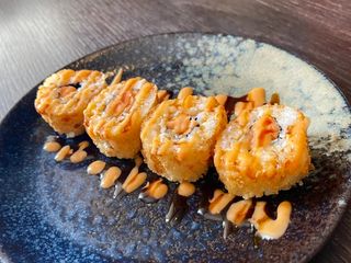 76B Spicy crunch roll- 8 pezzi 