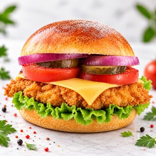 Crispy Cheeseburger