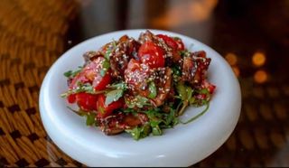 Хрустящие баклажаны в кисло-сладком соусе