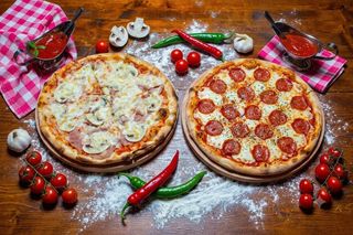Combo 2 Pizza Ø 33cm + 2 sosuri