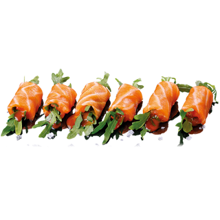 САШИМИ СЬОМГА С ТРЮФЕЛ И РУКОЛА