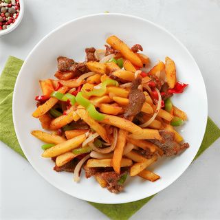 Фри с курицей