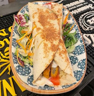 Piadina chicken wrap