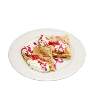 Clatite cu dulceata de afine