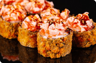 Hot Sushi Salmão Braseado (10 uni)