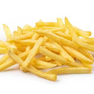 Patatine fritte con polpettine 