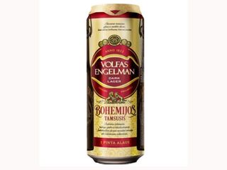 Volfas Engelman Bohemijos,  нефильтрованное темное пиво/ Volfas Engelman Bohemijos,  brună nefiltrată