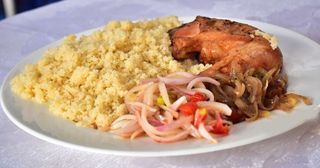 Poulet Frit + Attiéké