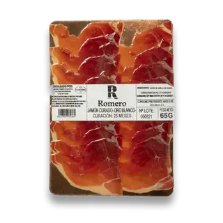 Loncheado jamón de Teruel Oro Blanco 65 g