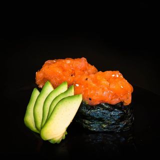 Gunkan negi sake 2 pezzi