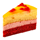 Торта праскови и червен касис (165г)