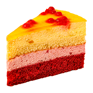 Торта праскови и червен касис (165г)