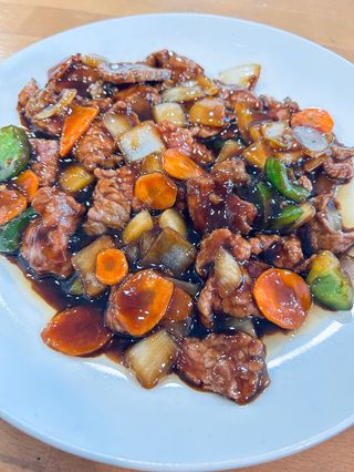 Ternera Con Salsa De Ostras