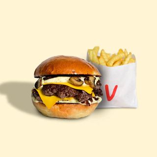 Truffled Double Cheeseburger