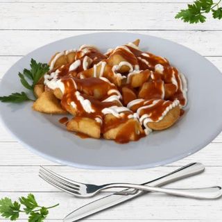 Tapa De Patatas A La Brava Al Momento