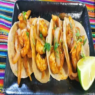 Tacos de camarón