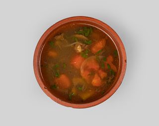 Суп с лесными грибами...